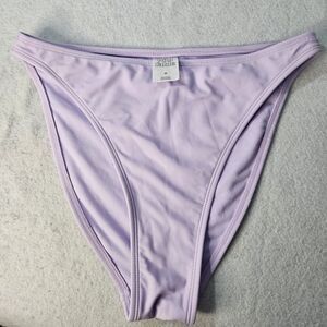 Wild Fable High Waist Purple High Cut Bikini Bottom Sz M Lilac